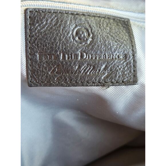 Osgoode Marley RFID Organizer Leather Backpack Storm Gray $310 Retail - Picture 8 of 9